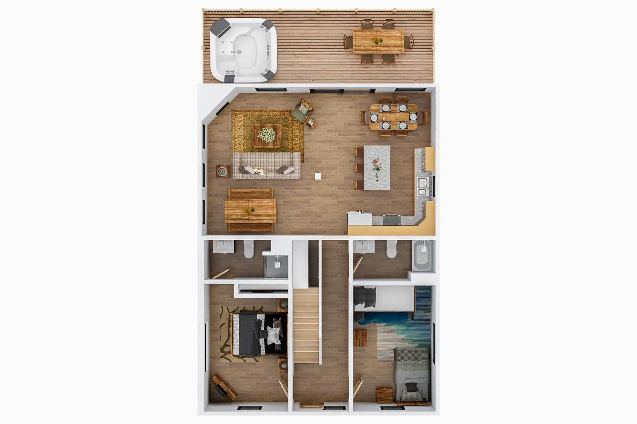 Honey Bee Hideaway Villa Rogers Ngoại thất bức ảnh
